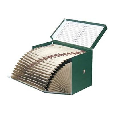 Elba 100580266 – Boîte de transfert d'anneaux avec doublure en tissu, 20 cm, vert