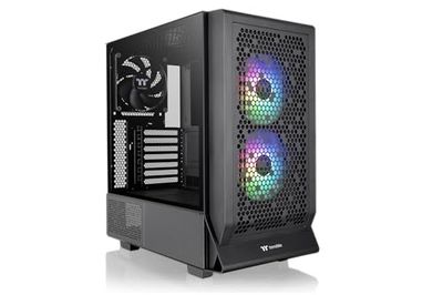 Thermaltake Ceres 330 TG ARGB | Mid Tower Chassis | Projet Stealth et BTF compatibles |Black