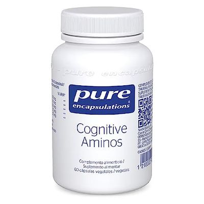 PURE ENCAPSULATIONS Cognitive Aminos | Aporta un Extra de Aminoácidos relacionados con la Función Cognitiva| 60 Cápsulas Vegetales