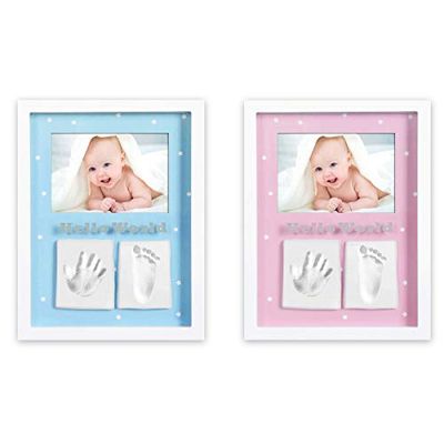 Interbaby PORTAFOTO2 - Interbaby - Marco de Fotos Con Huellas para Bebés