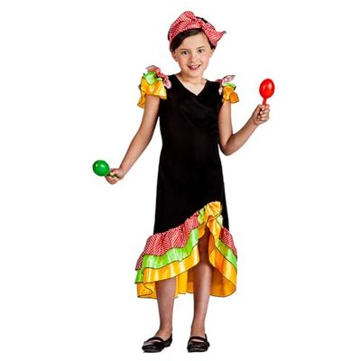 Boland - Costume d'enfant danseuse espagnole 2 pièces, costume de carnaval ou de fête à thème, espagnole