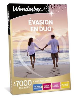 Évasion En Duo - Coffret Cadeau - Wonderbox - Idée Cadeau Multi Activités