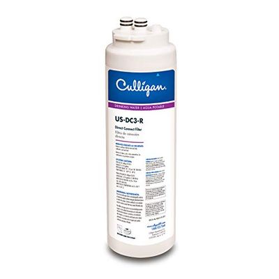 Culligan US-DC3-R Direct Connect Replacement Filter Premium Water Cartridge, White, 1 Count (Pack of 1)