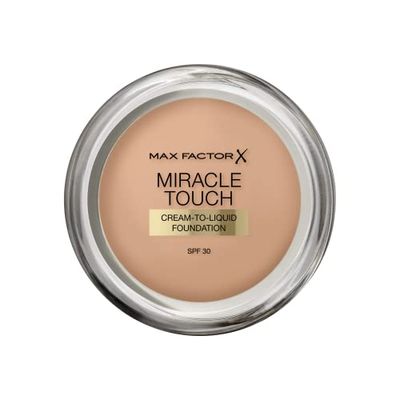 Max Factor Miracle Touch, Base de maquillaje, Tono: 75 Golden (Pieles Medias) - 11.5 gr