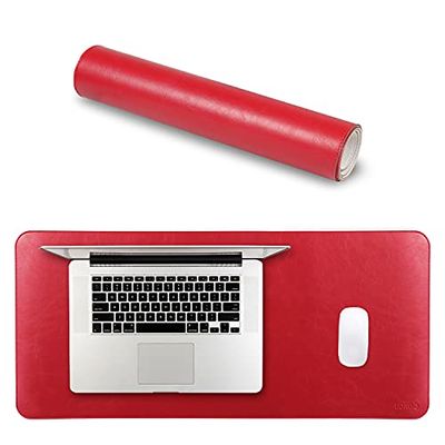 Londo Lederen Extended Mousepad - Bureaumat (rood)