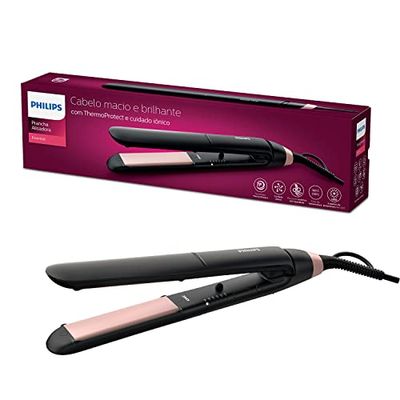 Philips BHS378/00 Piastra ThermoProtect StraightCare Essential, con cheratina, trattamento ionico per capelli brillanti, 6 impostazioni di temperatura LED