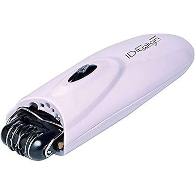 Id Italian Nano Dépile Depilador Tondeuse à Cheveux Unisexe Adulte Blanc Minimaliste Tête Fleuret Batterie 2 x AAA