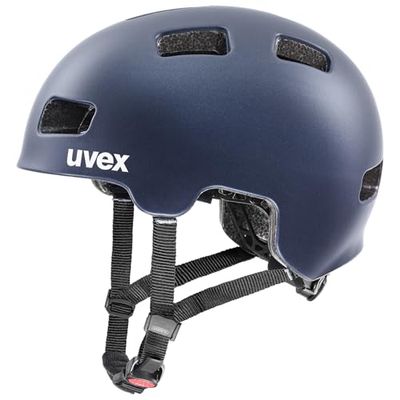 uvex hlmt 4 cc - lichte fietshelm voor kinderen - individueel verstelbare pasvorm - wasbare binnenvulling - deep space matt - 51-55 cm