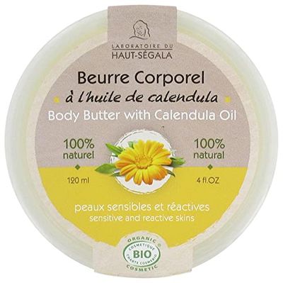 Laboratoire Du Haut-Segala Organic Body Butter with Calendula Oil, 120 ml