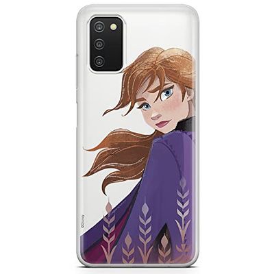 ERT GROUP mobiltelefonfodral för Samsung A03S originalt och officiellt licensierat Disney mönster Anna 002 optimalt anpassad till formen på mobiltelefonen, gedeeltelijk transparant