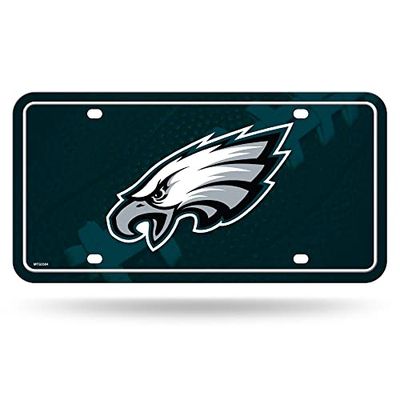 Rico Industries NFL Philadelphia Eagles Metal Auto Tag 8.5" x 11" - Great for Truck/Car/SUV