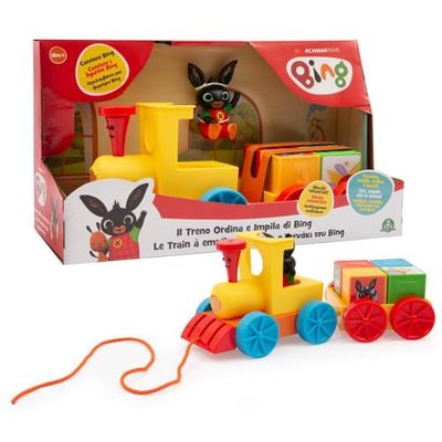 Giochi Preziosi Bing - Train Training - Jeu éducatif avec Cubes numérotés - Personnages de la série - Comprend Un Petit Bing - 18 Mois