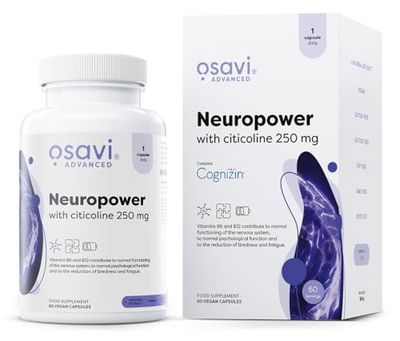 Osavi Neuropower with Citicoline, 250mg - 60 vegan caps