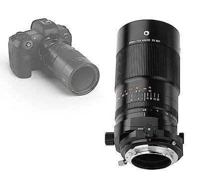 TTArtisan 100 mm F2.8 Macro Tilt - Lente de Cambio de Metal con Cuerpo Compatible con Canon RF Mount - Negro