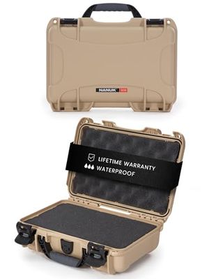 Nanuk Custodia rigida impermeabile 909 con inserto in schiuma - Tan