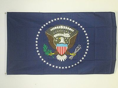 Az Flag - USA-presidentens flagga - 90 x 60 cm - amerikansk flagga - USA 100% polyester med integrerade metallöglor - Pavilion 50 g