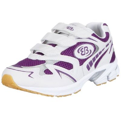 Brütting Canon V 361012, Scarpe da Ginnastica Ragazza – Indoor, Bianco (Weiss (Weiss-Lila)), 36