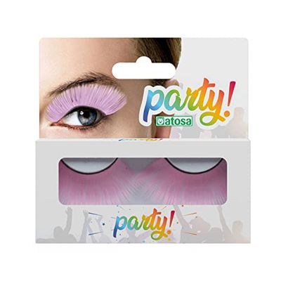 BigBuy Carnival- Ciglia, Multicolore, S1130820