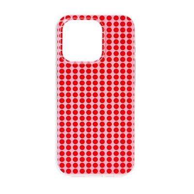 Comic Relief Iphone 15 Pro Telefoonhoesje Polka Dot Rood