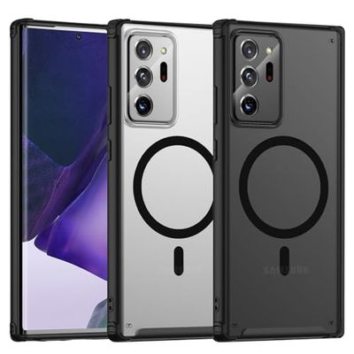 TIANNIUKE Custodia magnetica per Samsung Galaxy Note 20 Ultra, opaca traslucida, anti-impronte, compatibile con MagSafe, custodia protettiva antiurto per Galaxy Note 20 Ultra