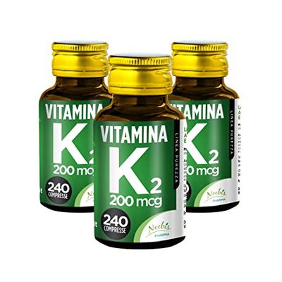 Vitamina K2 MK 7-200 mcg - 720 compresse - menachinone - 100% alta qualità