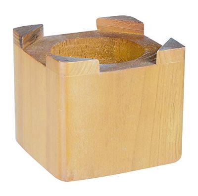 Alberts 140489 Alza para cama, Madera dura, 100 x 100 x 100 mm, Juego de 4