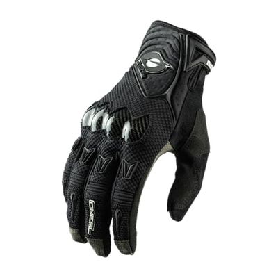 O'NEAL | Cycling Glove Motocross Glove | MX MTB DH FR Downhill Freeride | 4-Weg Stretch, Carbon Ankle Protection, Silicone Coating | Butch Carbon Glove | Volwassen | Zwart | Maat M
