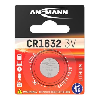 Ansmann 1516-0004 CR 1632 Bateria de lítio de célula redonda
