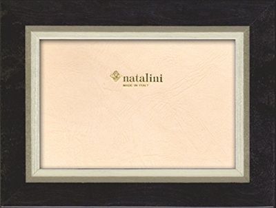 Natalini Marquesi fotoram tillverkad i Italien, tulpanträ, grå, 4 x 15 cm