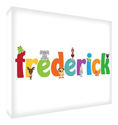 Feel Good Art Galerie verpakt canvasfoto voor kinderkamer (Frederick, klein, 20 x 30 x 4 cm)