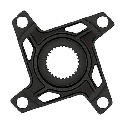 FSA, Spider V-Shape E-Bike Bosch GEN4 BCD 104, 53 mm Unisex Adulto, Anodizzato Nero sabbiato, 52 mm