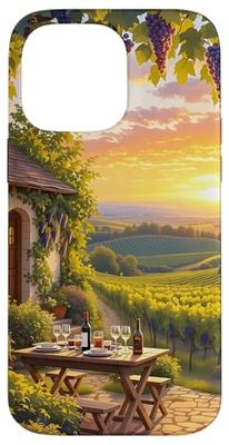 Fantasy Vineyard Cottage Fields Case for iPhone 14 Pro Max