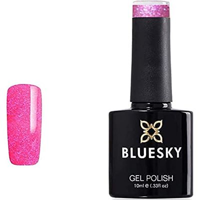 Bluesky SJ Range fin glitterfärg SJ26 UV/LED blötläggning av gel nagellack 10 ml