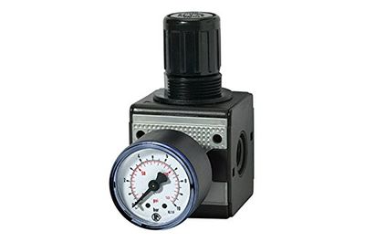 RIEGLER 100428-R 34-6 drukregelaars »multifix«, incl. manometer, BG 3, G 3/4, 0,2-6 bar, 1 st