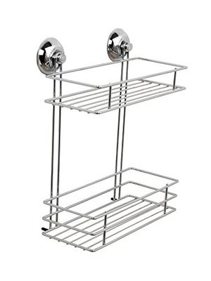 Beldray LA036131 Portasapone con Ventosa, Colore Argento Cromato, Cromo, Silver, 25 x 13 x 30 cm