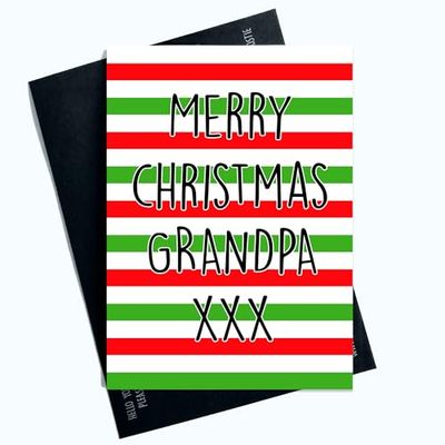 Vrolijk Kerstfeest Opa Kaart Voor Hem Kerst Thema Opa Kaart Voor Kerst Blank Binnen Kerstkaart Van Kleinkinderen SP159