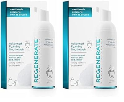 Regenerate Collutorio Mousse Avanzato Igiene Orale quotidiana, 50ml (Confezione da 2)
