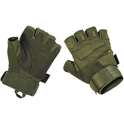 MFH Protect Vingerloze Handschoenen OD Groen maat XL