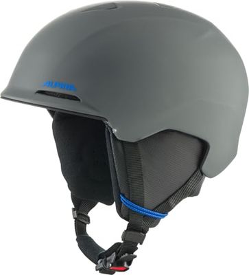 ALPINA Brix Jr Casques de Ski Jeune Unisexe, Gris Nuit/Mat, M (55-59)