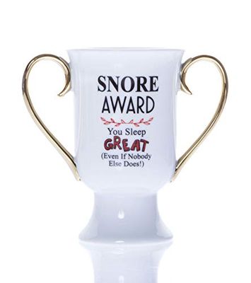 Boxer Gifts Tasse trophée fantaisie ronflement | Cadeau amusant pour elle ou lui | Excellent Père Noël secret