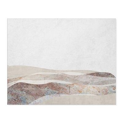 Declea Cuadros abstractos sobre lienzo Mountains, cuadro moderno salón, decoración dormitorio, cocina, oficina, diseño