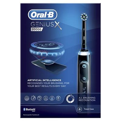 Oral-B, Oral-B Genius X Luxe Edition con intelligenza artificiale, spina UK a 2 poli