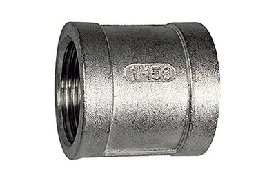 RIEGLER 111901-269.01-ES muff, rund, G 1/8, rostfritt stål 1.4408, 1 st.