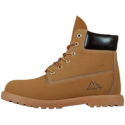 Kappa - Kombo Mid Footwear unissexo, Alte Scarpe da Ginnastica, unissexo, bege (4150 bege/castanho), 36 36 UE, Bege, bege 4150, bege castanho, 36 EU