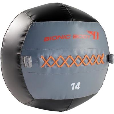 Bionic Body Balón Medicinal Blando-6 10 14 20 Libras. Pelota de Pared Pesada Slam, Unisex, Multicolor, Talla única