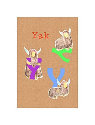 Komar Cuadro de Pared | ABC Animal Y | Póster, habitación Infantil, Letras, Imagen, salón, Dormitorio, decoración, impresión artística | sin Marco | P036Y-30x40 | Tamaño: 30 x 40 cm (Ancho x Alto)