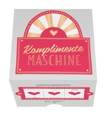 Grafik-Werkstatt Message in een doos | cadeau-idee | 30 kaartjes om af te scheuren | complimentenmachine