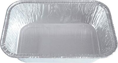 CONTITAL R4G | Teglia Forno Alluminio Monoporzione Usa e Getta | Vaschette Alluminio 1 Porzione per Alimenti | Contenitori Professionali - 100 Pezzi