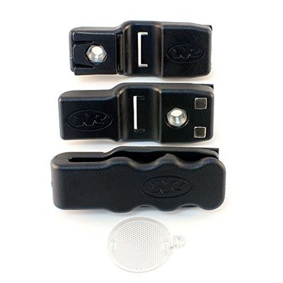 NITERIDER Unisex Adult Photo Pack (Hot Shoe Mount, Tri-Pod Magnet Mount, Diffuser Lens, Belt Clip) Kit - Black, One Size