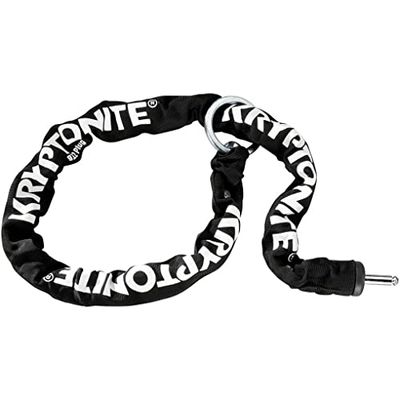 KRYPTONITE Plug In Chain 9 mm 120 cm, corrente, unissexo, preto, 120 cm